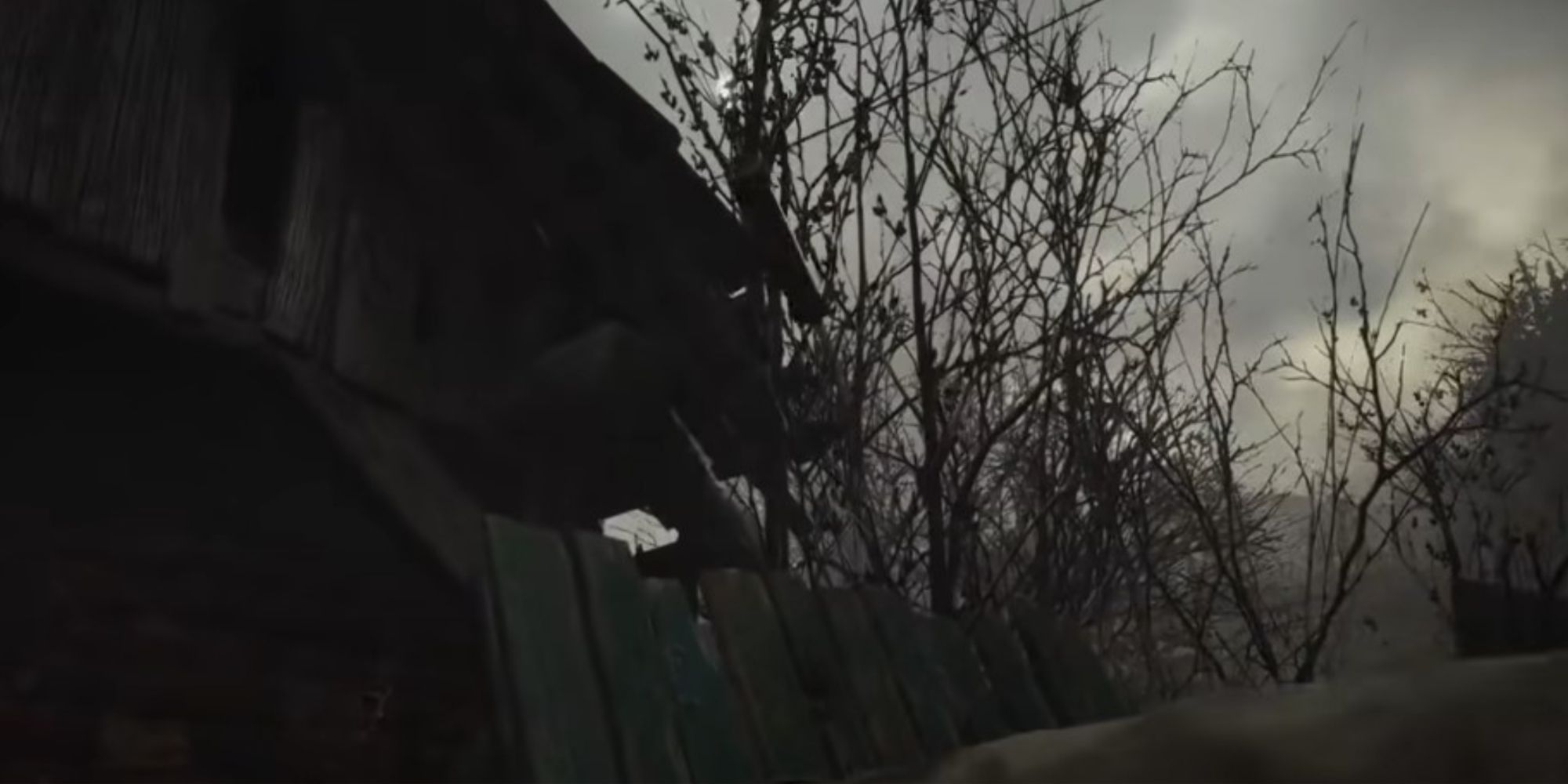 Resident Evil Village Tossing A Pipe Bomb Over The Fence