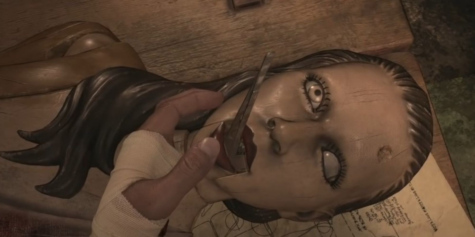 Resident Evil Village Using The Tweezers On The Doll's Mouth