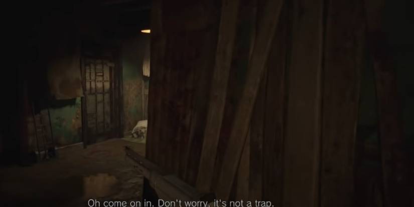 Resident Evil Village White Door Inside Of The Barn