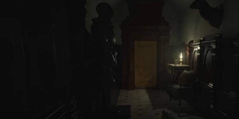 Resident Evil Village Yellow Castle Door