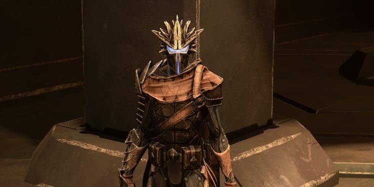 close up of the Revolute Warrior Armor Set in Hellpoint
