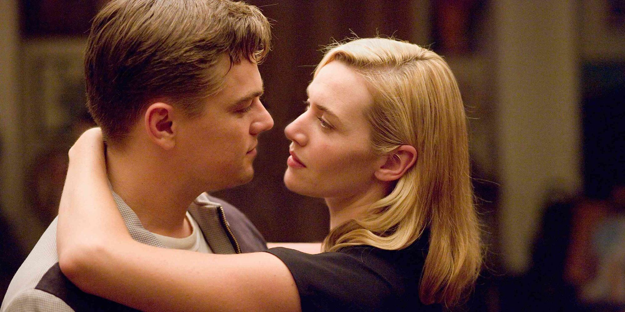 Leonardo DiCaprio dancing with Kate Winslet in Revolutionary Road