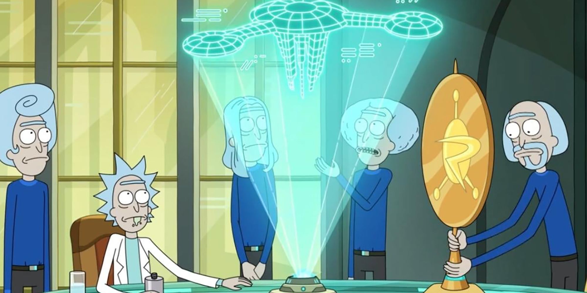 A Council Of Ricks in Rick And Morty