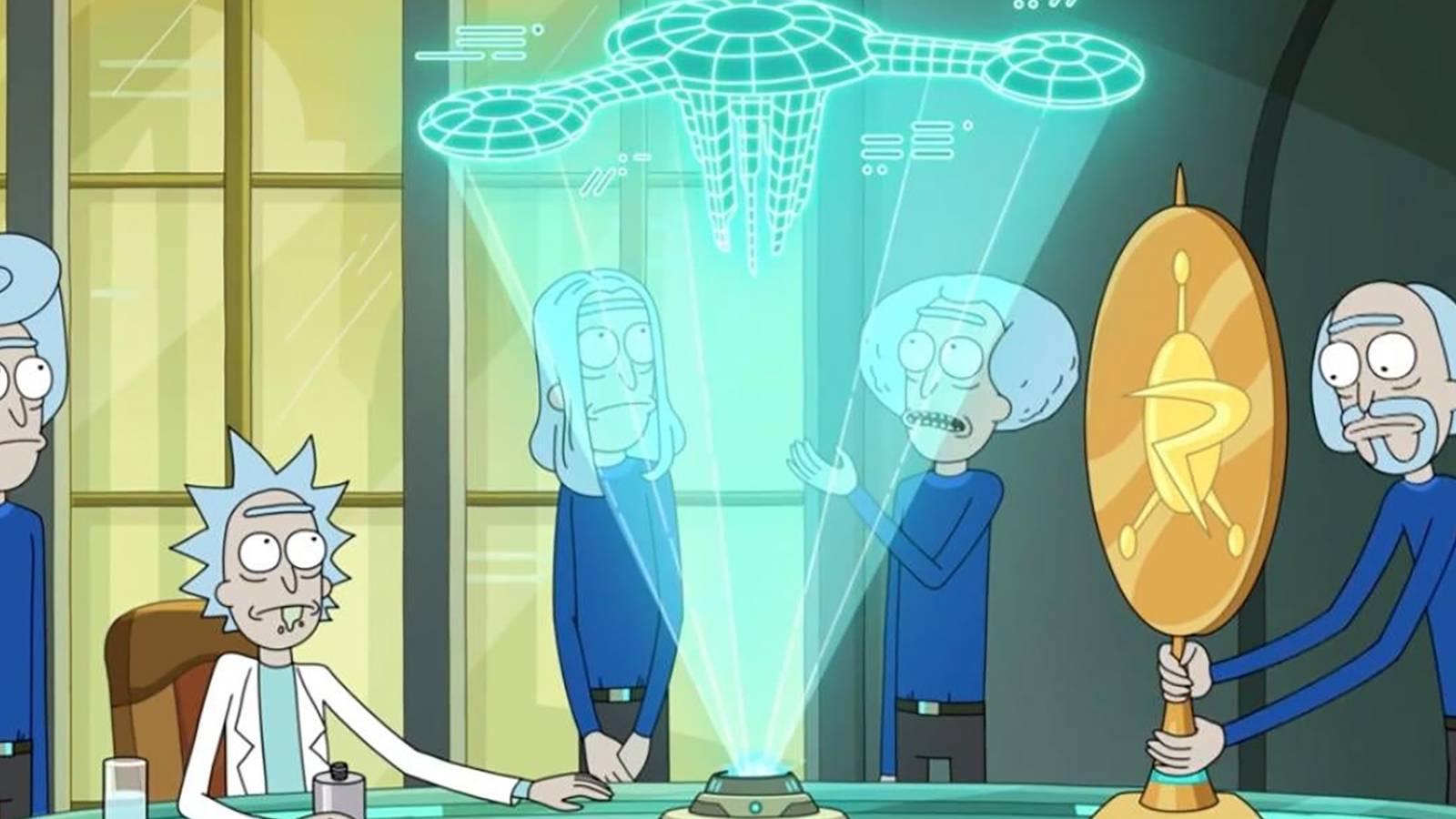 A Council Of Ricks in Rick And Morty