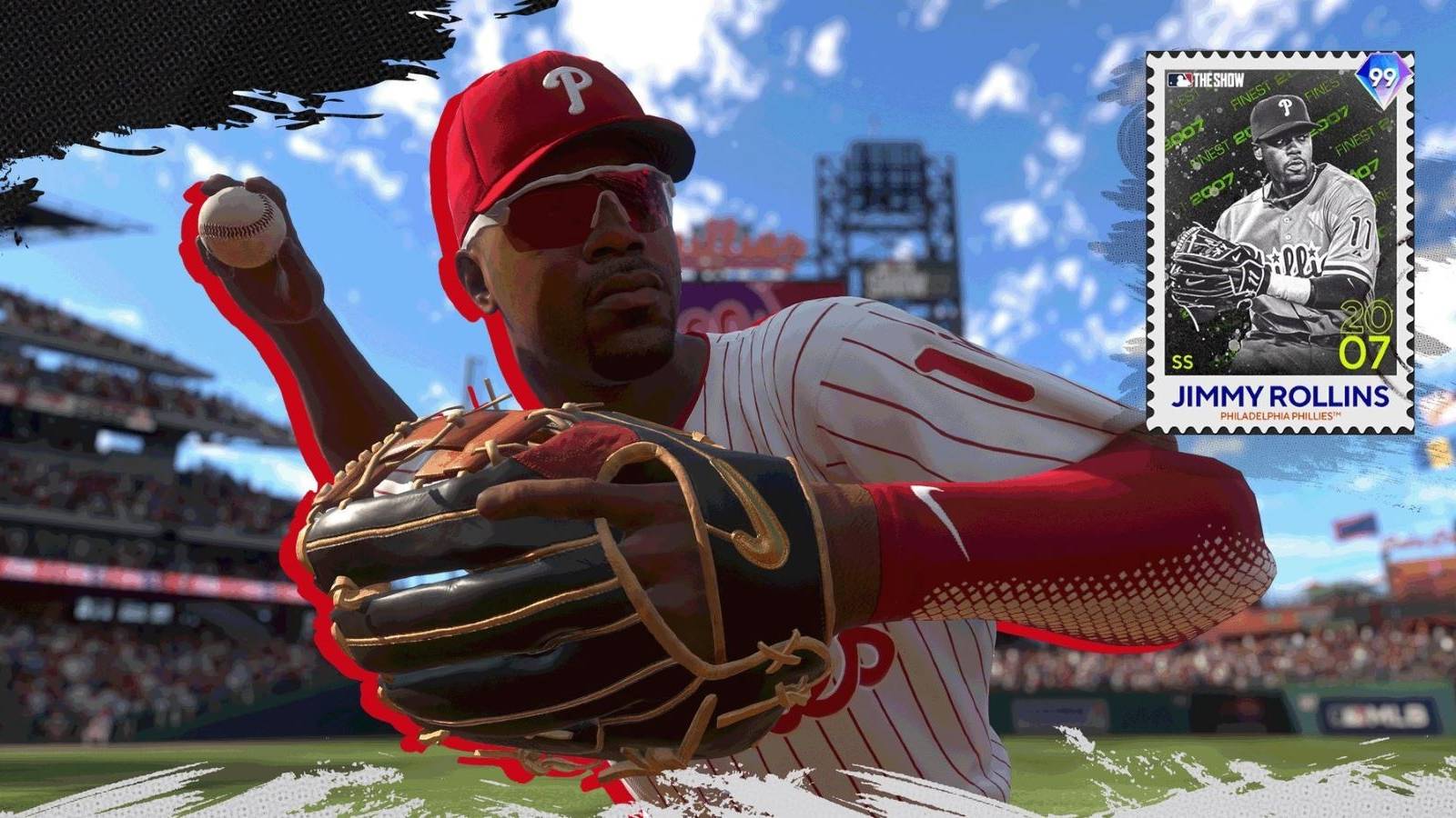MLB The Show 22's Jimmy Rollins promo art