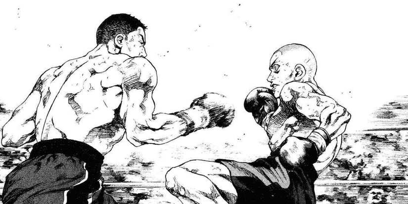 Ryo fighting in Shamo