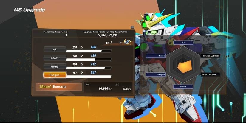 SD Gundam Battle Alliance - Stats