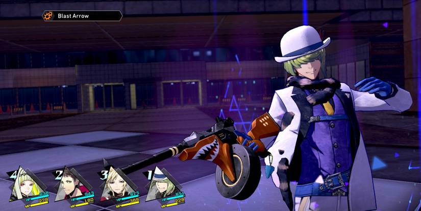 SH2 Saizo about to use Blast Arrow