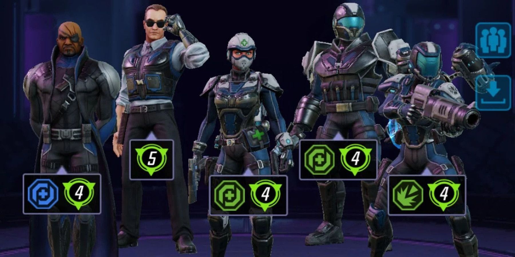 Best War Defense Teams In Marvel Strike Force