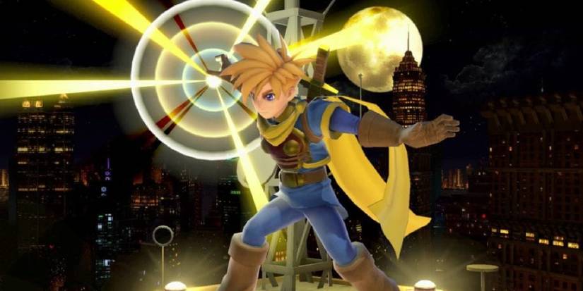 Isaac using magic in Smash Bros Ultimate