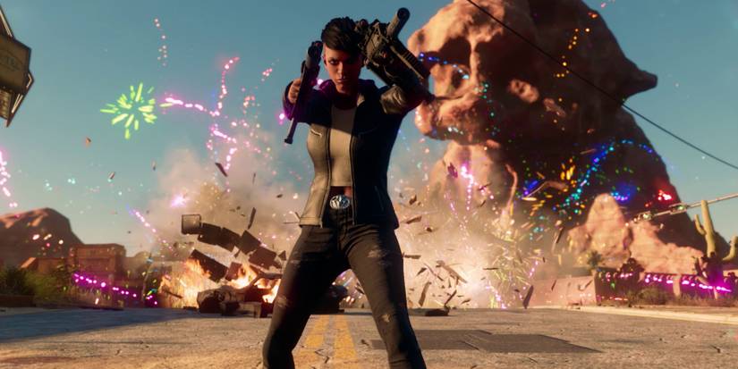Saints Row Dual Wielding Explosion