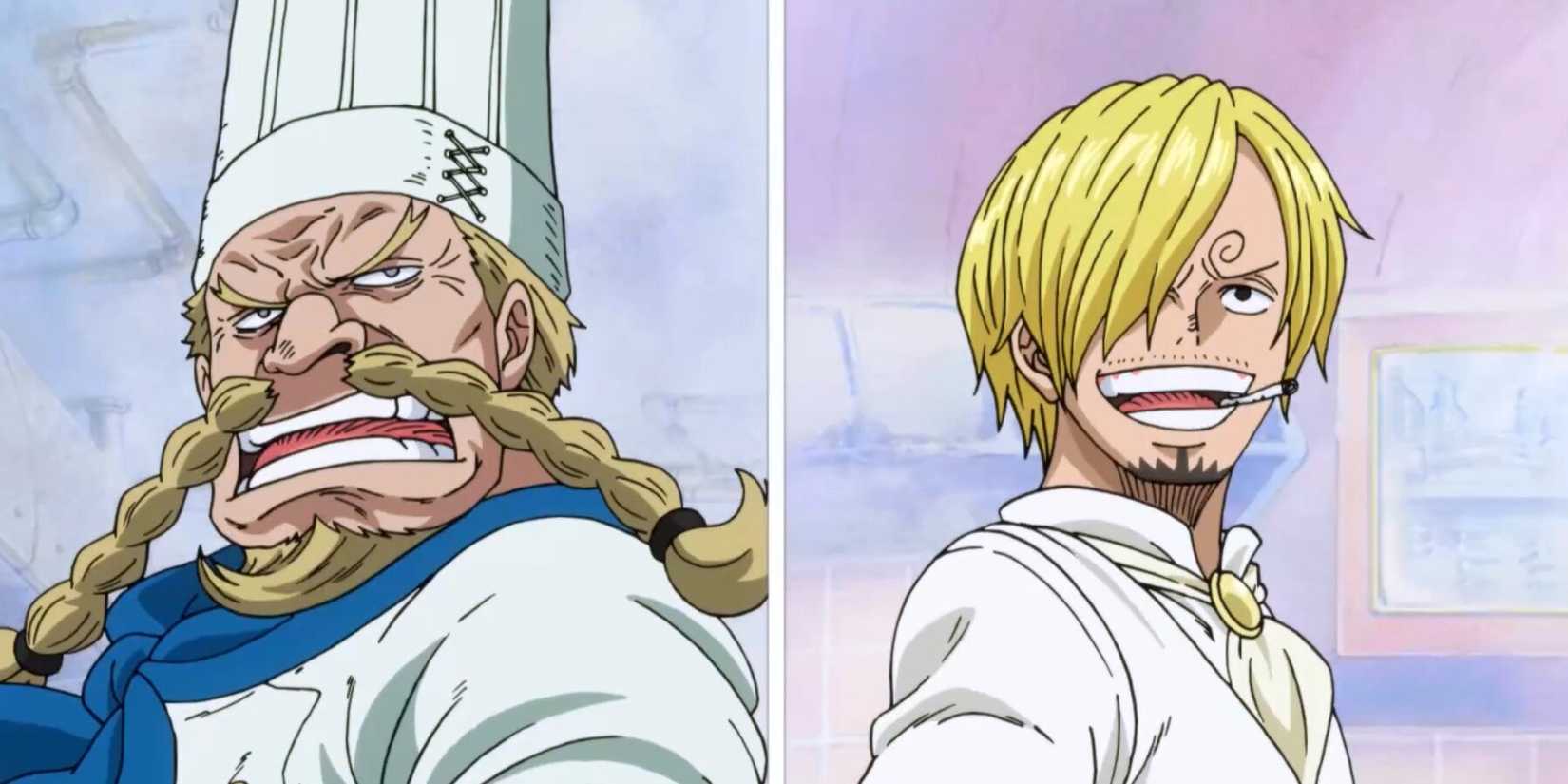Sanji and Zeff From One Piece