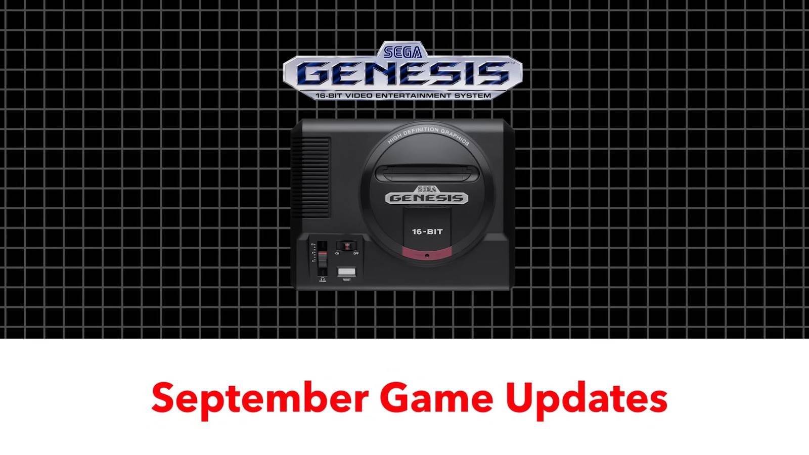 Sega Genesis September NSO