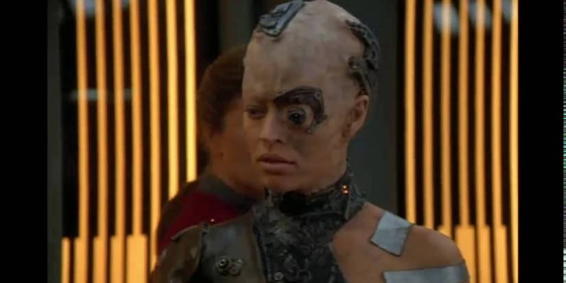 Seven of Nine as a Borg