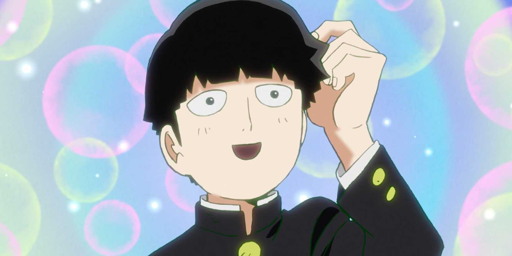 Shigeo Kageyama Looking Happy In Mob Psycho 100