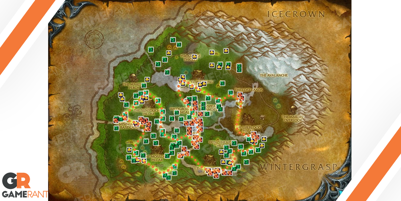 Sholazar Basin Herbalism Farm WotLK