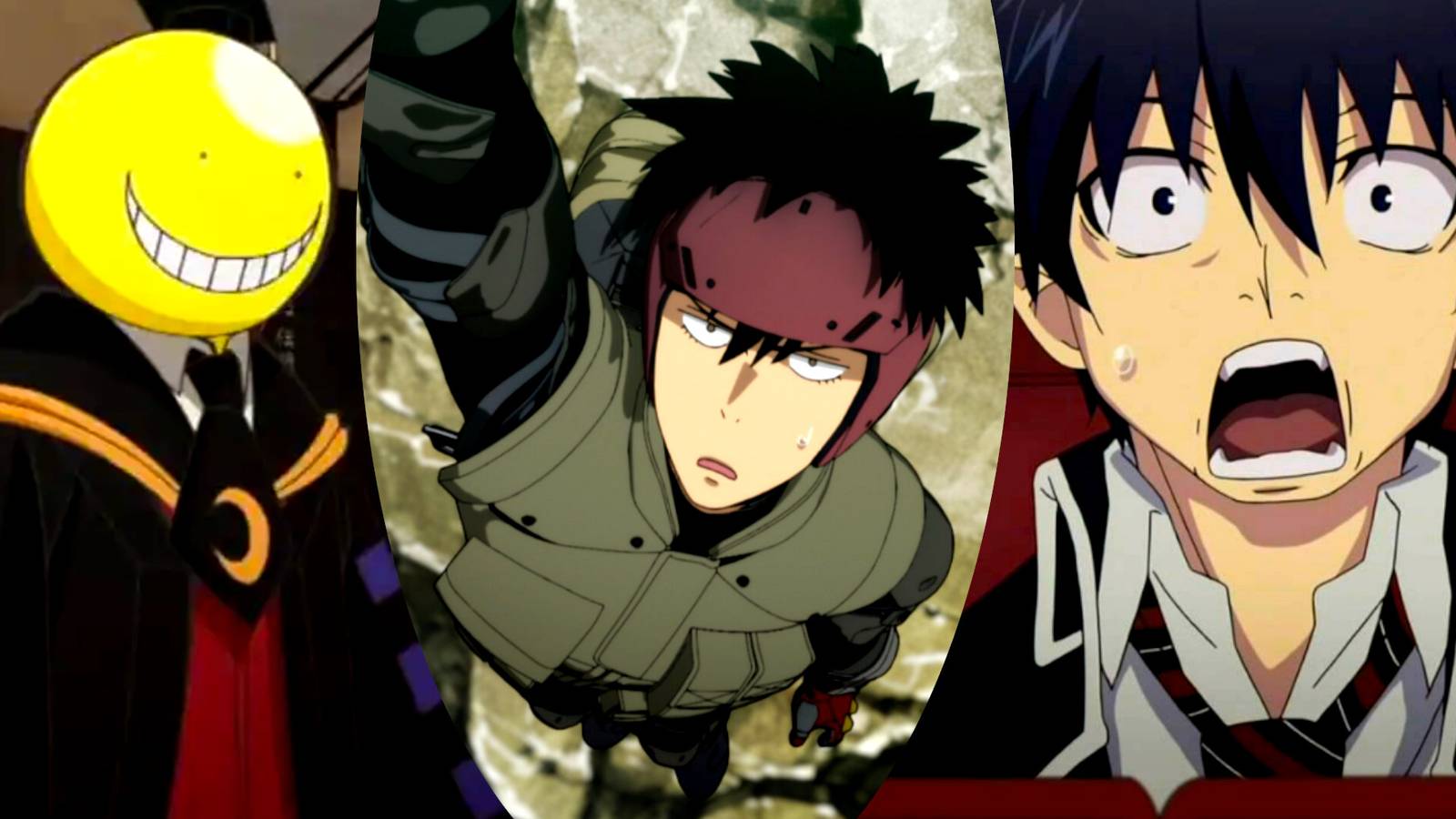 Shonen Anime Too Short Assassination Classroom, Spriggan and Blue Exorcist, Crunchyroll, Netflix