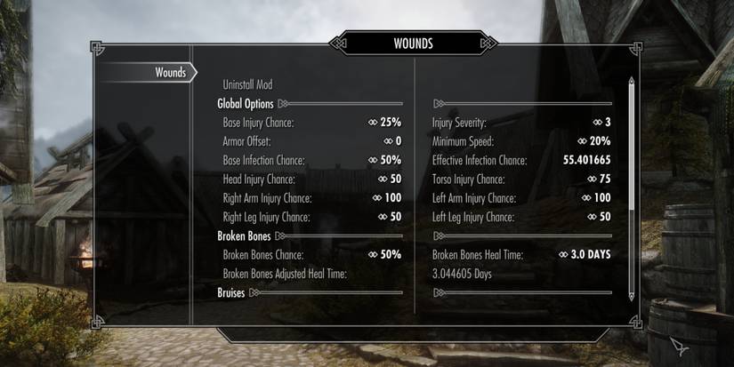 Skyrim - Wounds