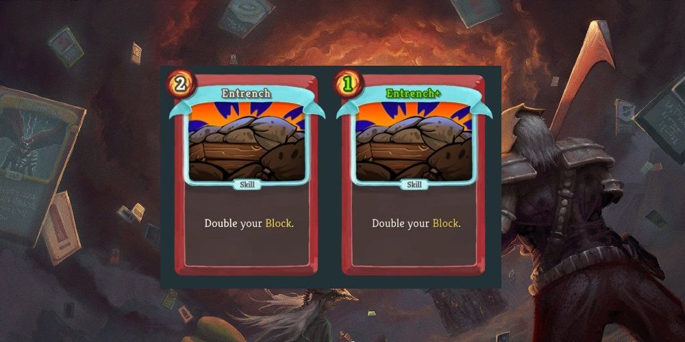 Slay The Spire Ironclad Entrench Card