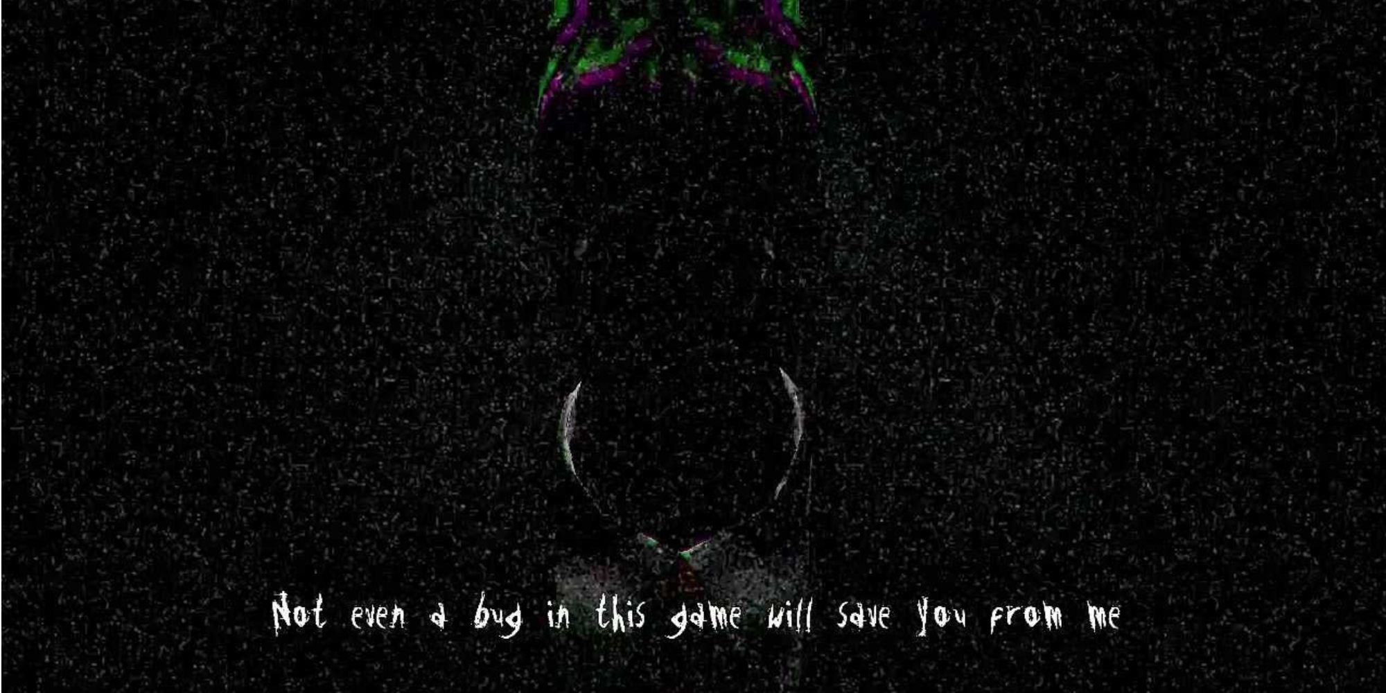 Slender The Arrival Scary Message showed the futility of trying to break the game