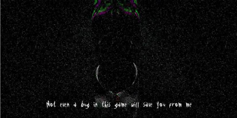 Slender The Arrival Scary Message showed the futility of trying to break the game