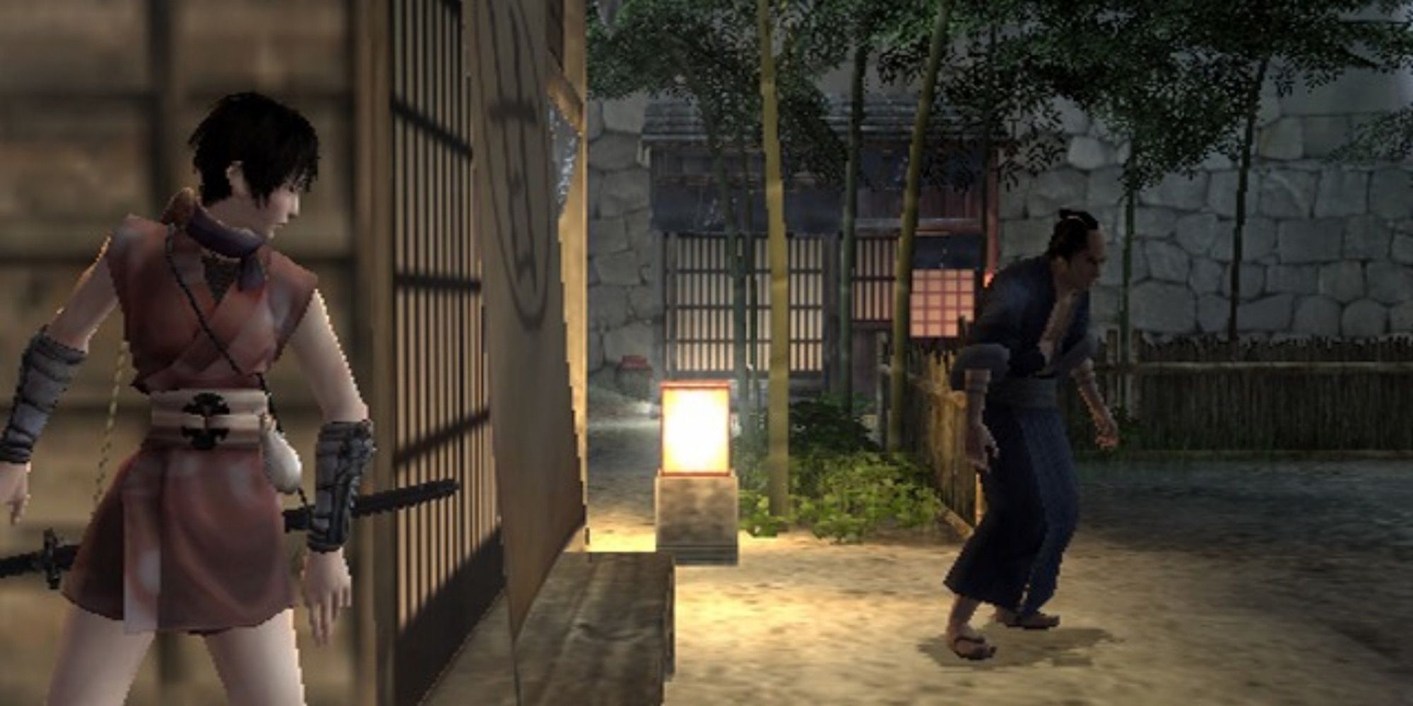 Sneaking around in Tenchu Fatal Shadows