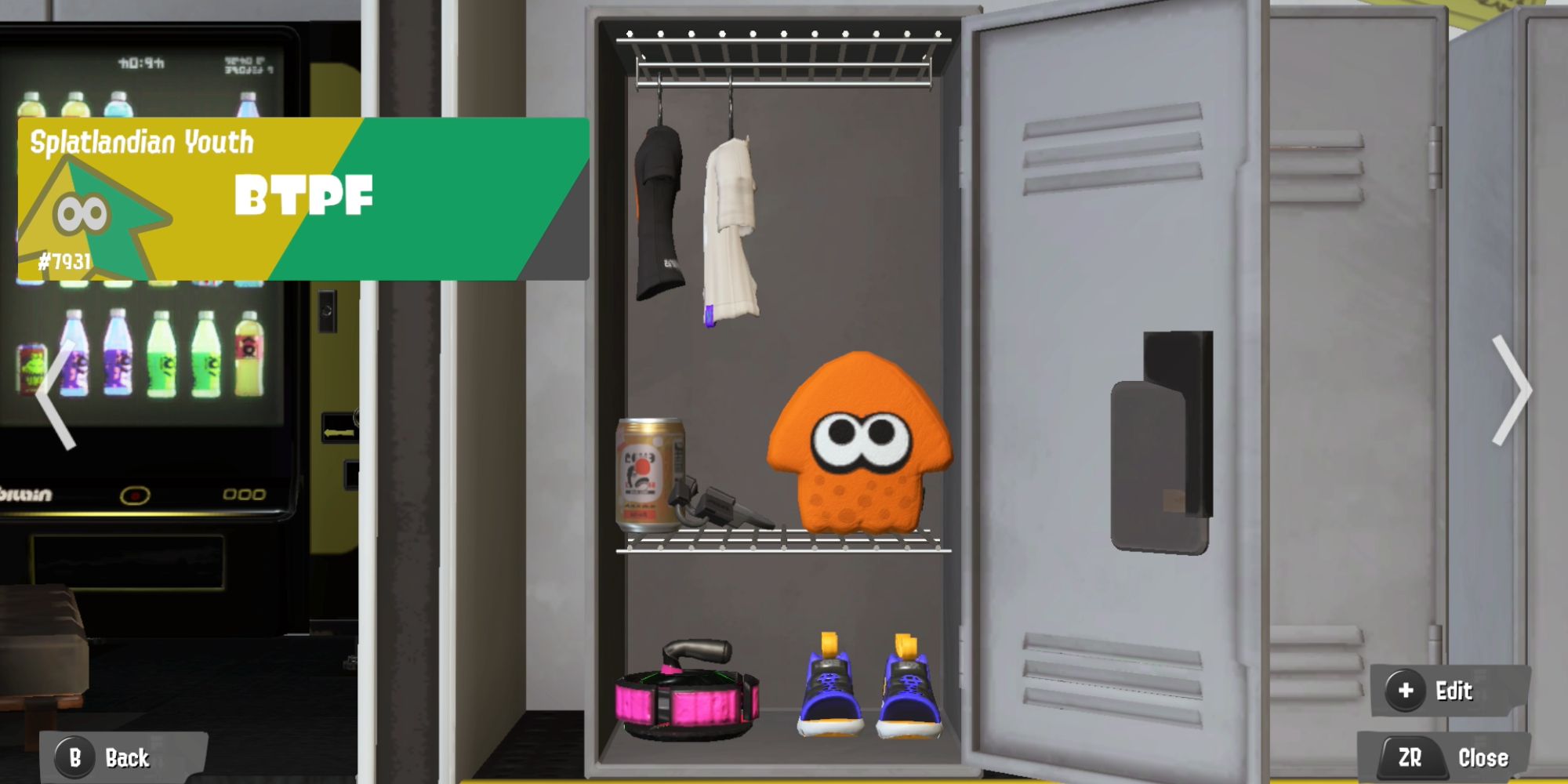 Splatoon 3 Locker