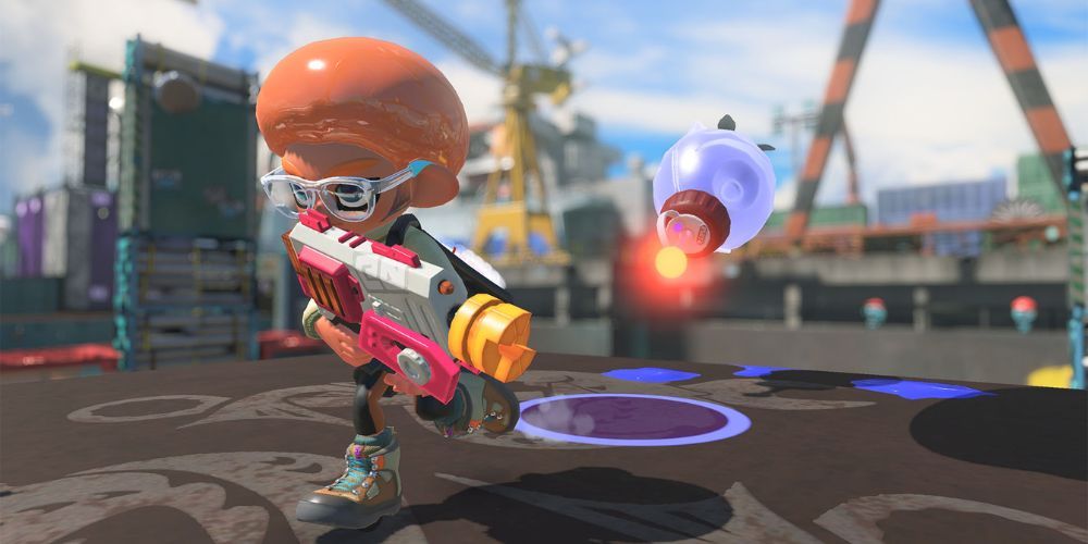 Splatoon 3 Torpedo homing in on an inkling