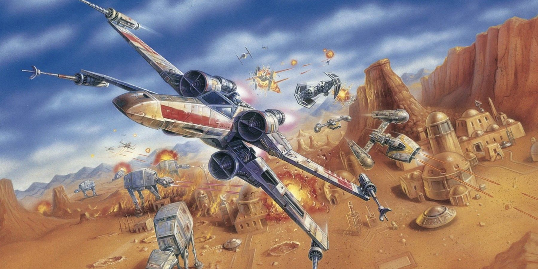 Star Wars Rogue Squadron N64 Cover
