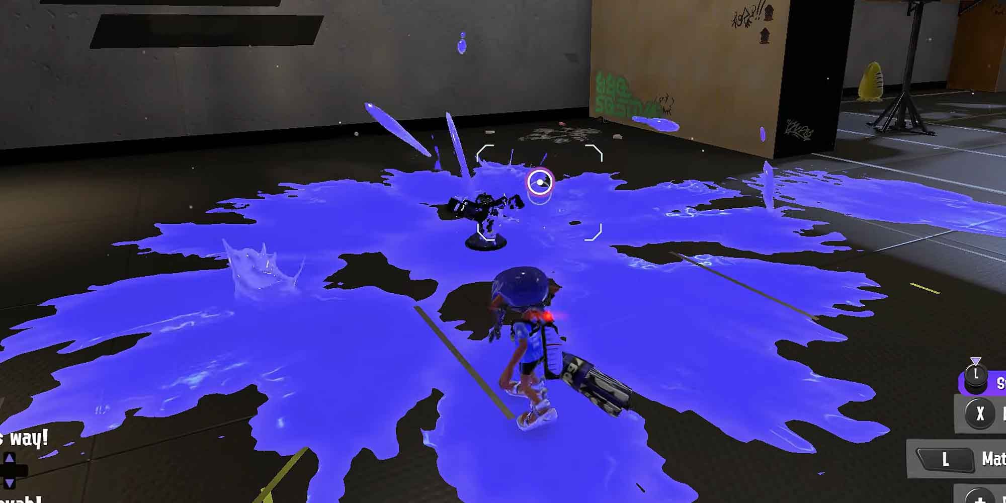 The sprinkler sub weapon in Splatoon 3