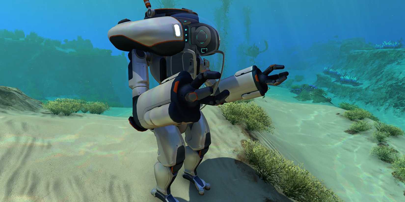 Traje Prawn Suit em Subnautica