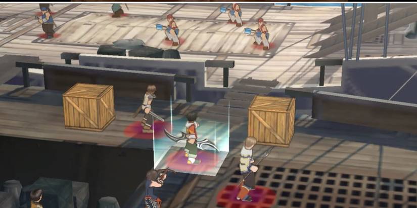 Suikoden Tactics combat