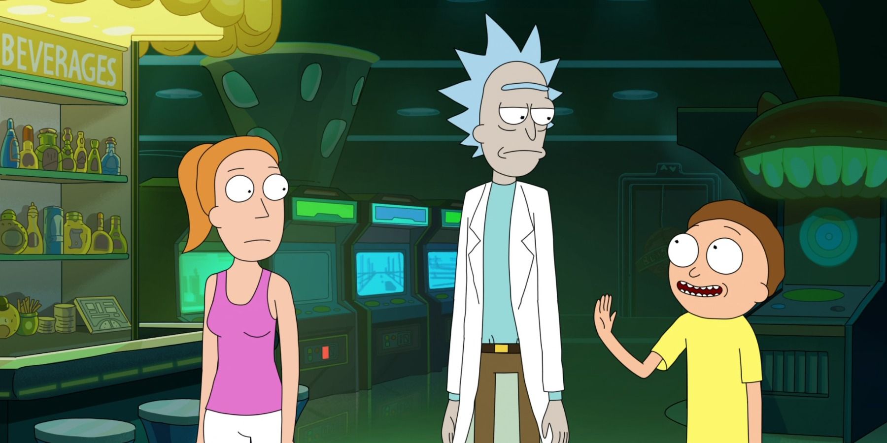 Summer Rick and Morty in season six Die Hard episode