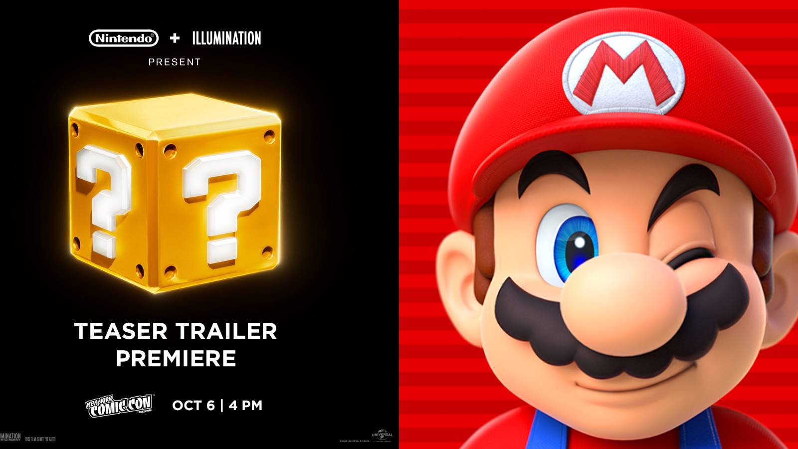 Super Mario Bros Film NYCC