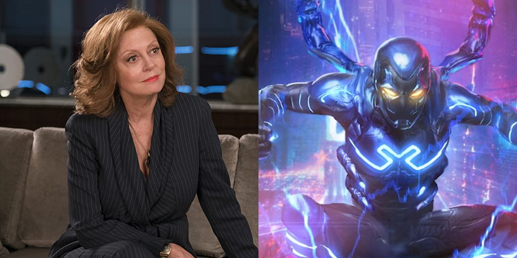 Blue Beetle' New Trailer: Susan Sarandon Is a DC Super-Villain