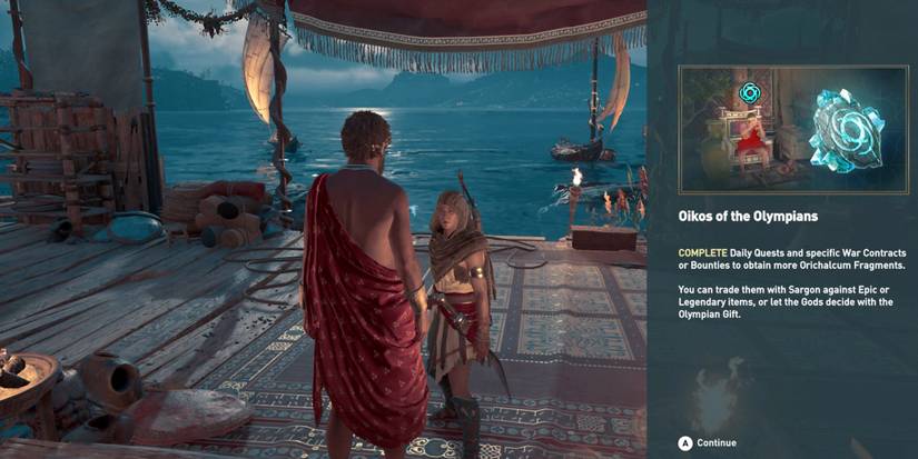 Talking to the Orichalcum Merchant In AC Odyssey