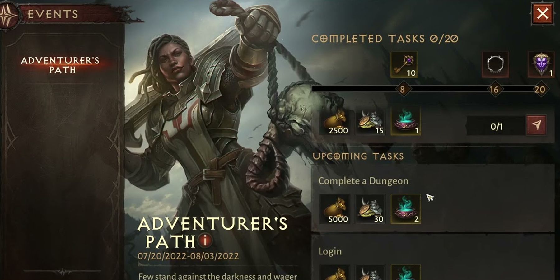 The Adventurers Path Mechanics in Diablo Immortal