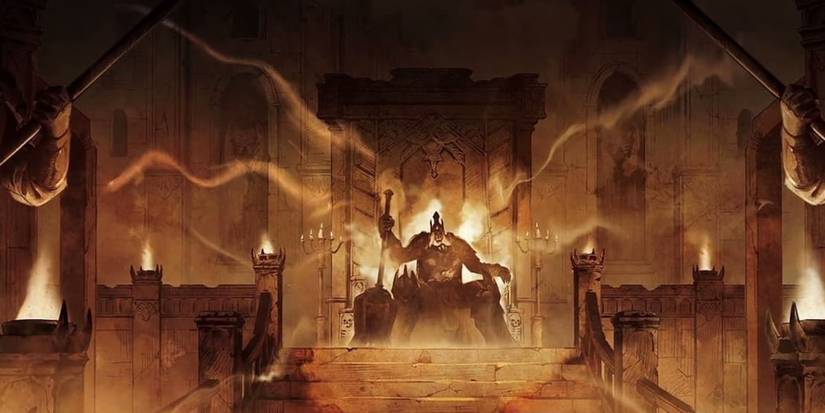 The Immortal on his throne in Diablo Immortal