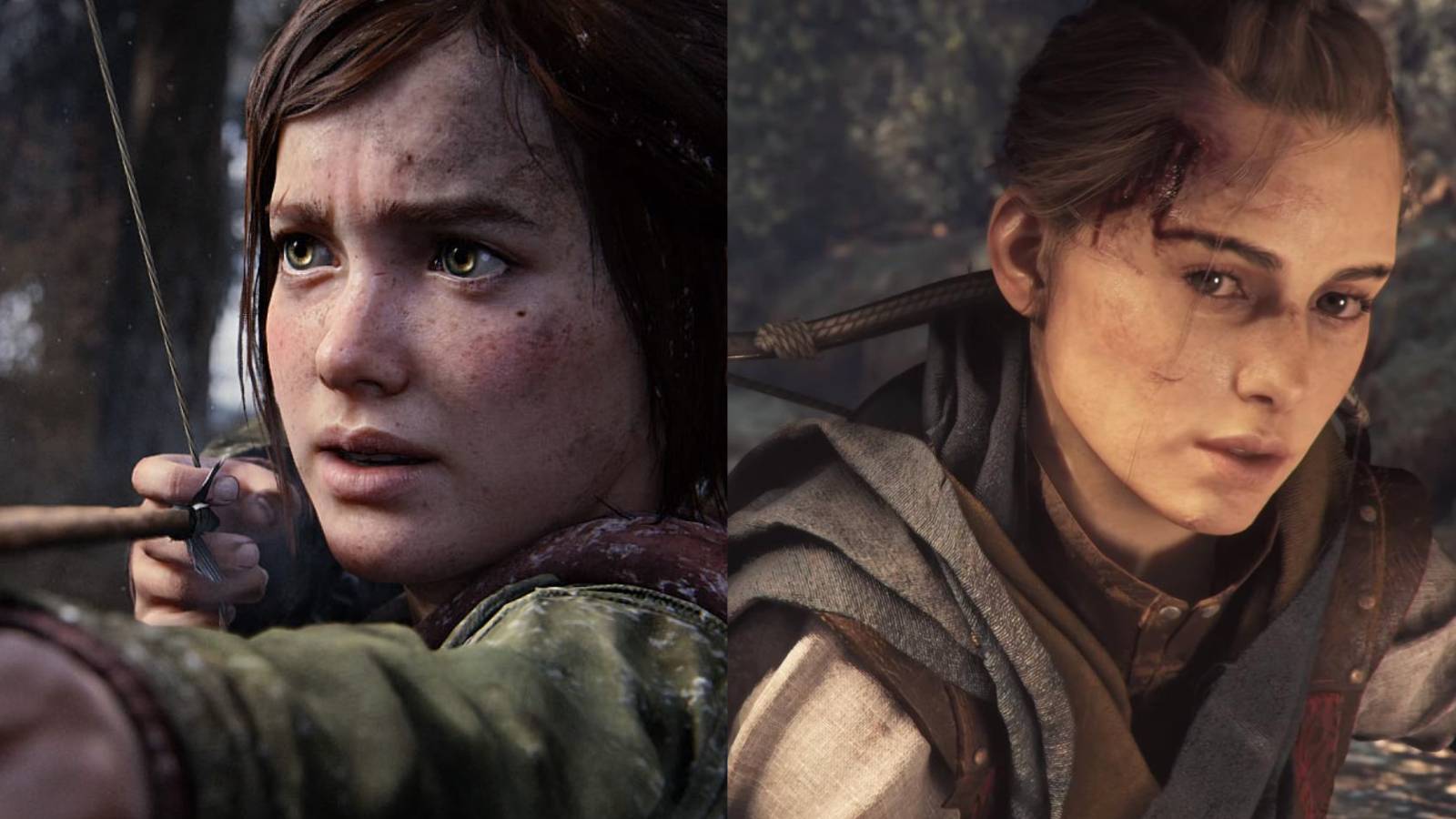 The Last of Us Part 1 Ellie and Amicia A Plague Tale