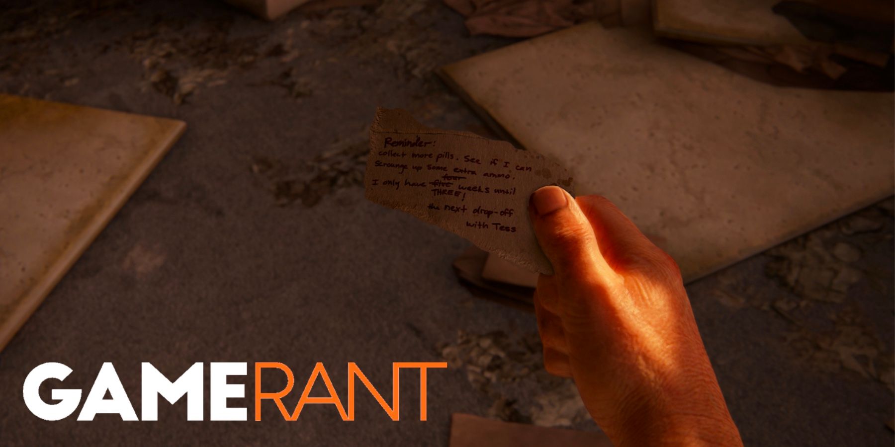 The Last of Us Part I Artifacts Pills Note