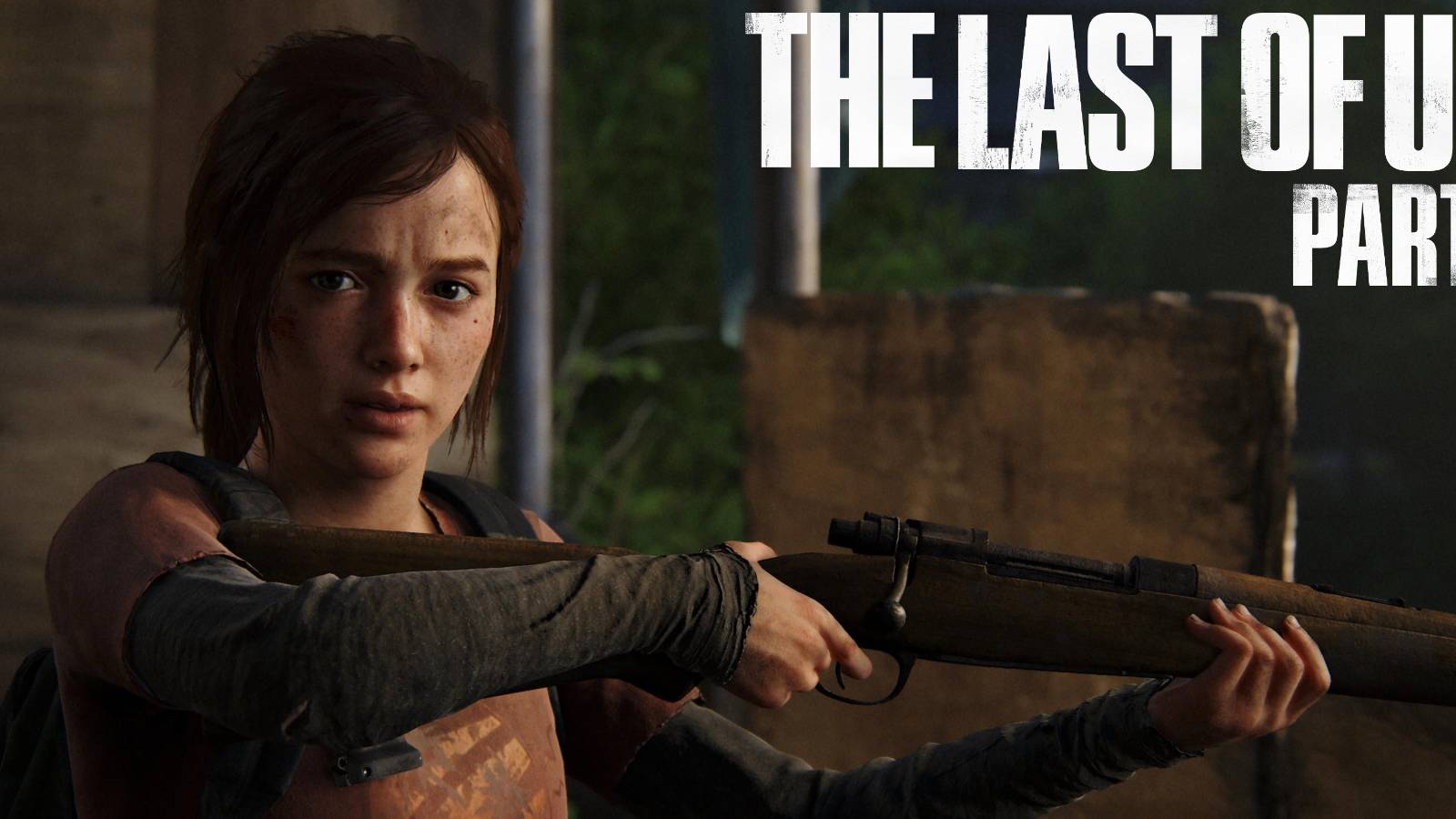 The Last of Us™ Part I logo ellie rifle financial district you're welcome