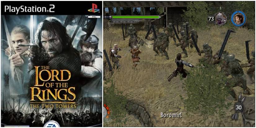 The Lord of the Rings The Two Towers PlayStation 2 RPG