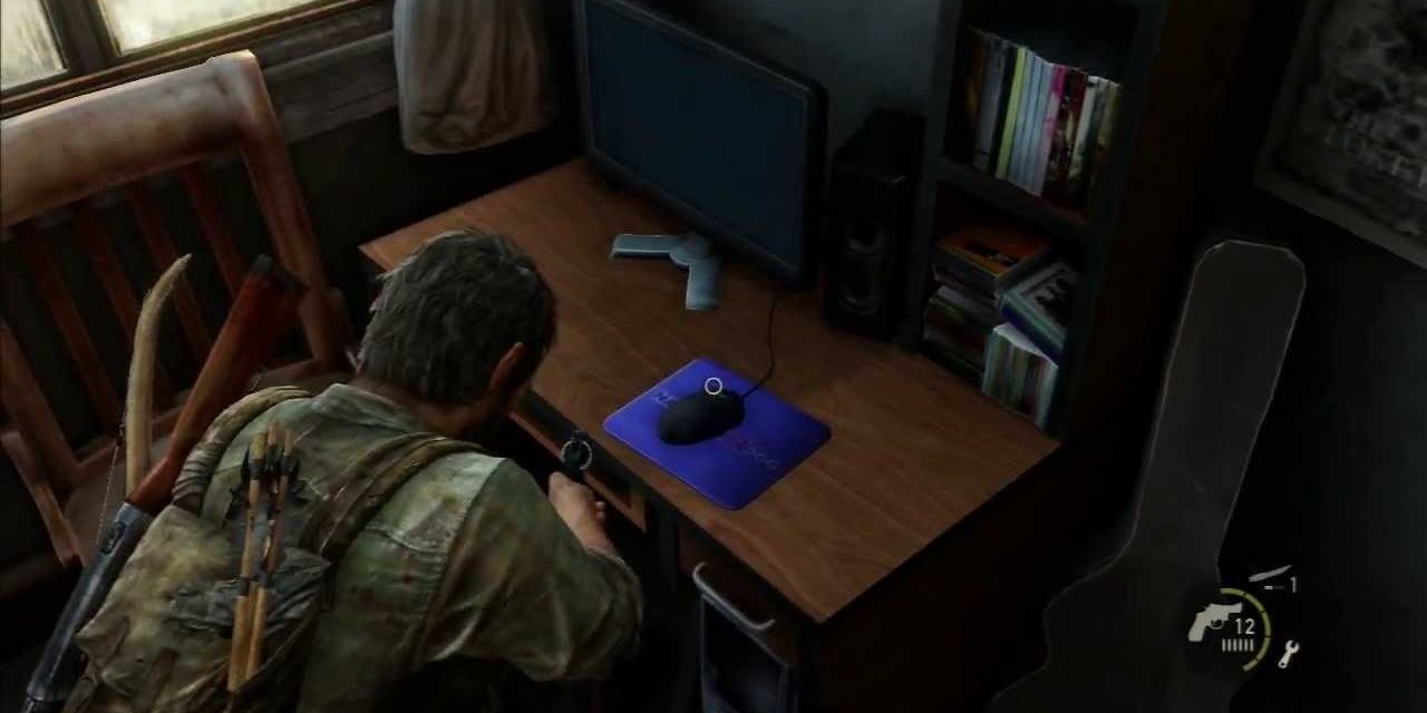 The Naughty Dog mousepad in The Last of Us Part 1