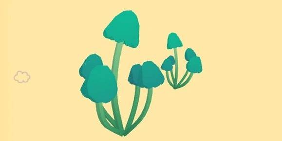 The Thimbi mushroom plant from Ooblets