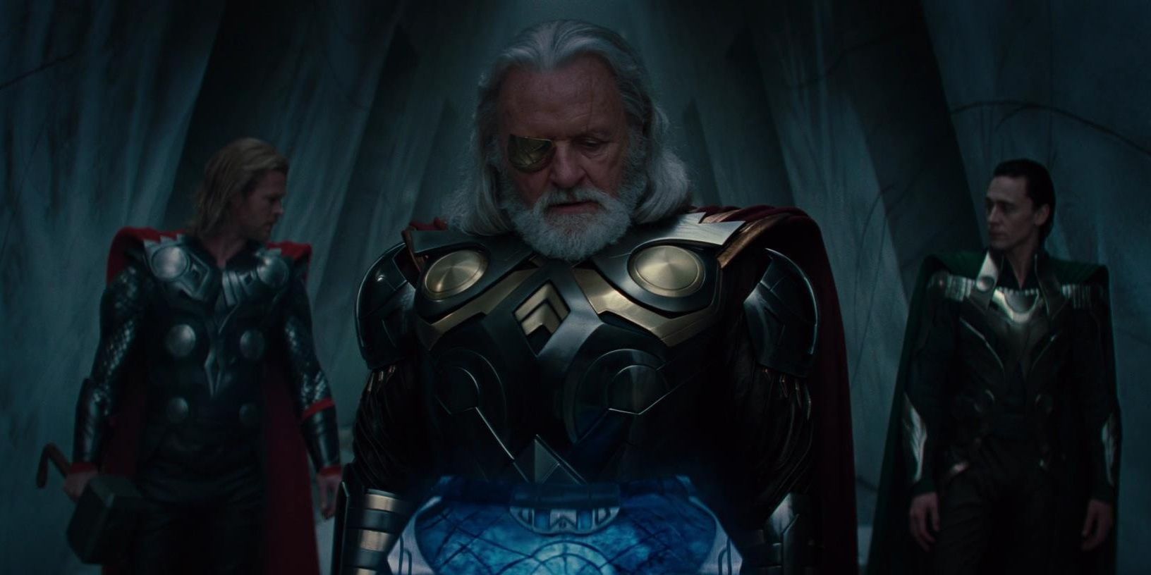 Thor, Odin, and Loki in Thor