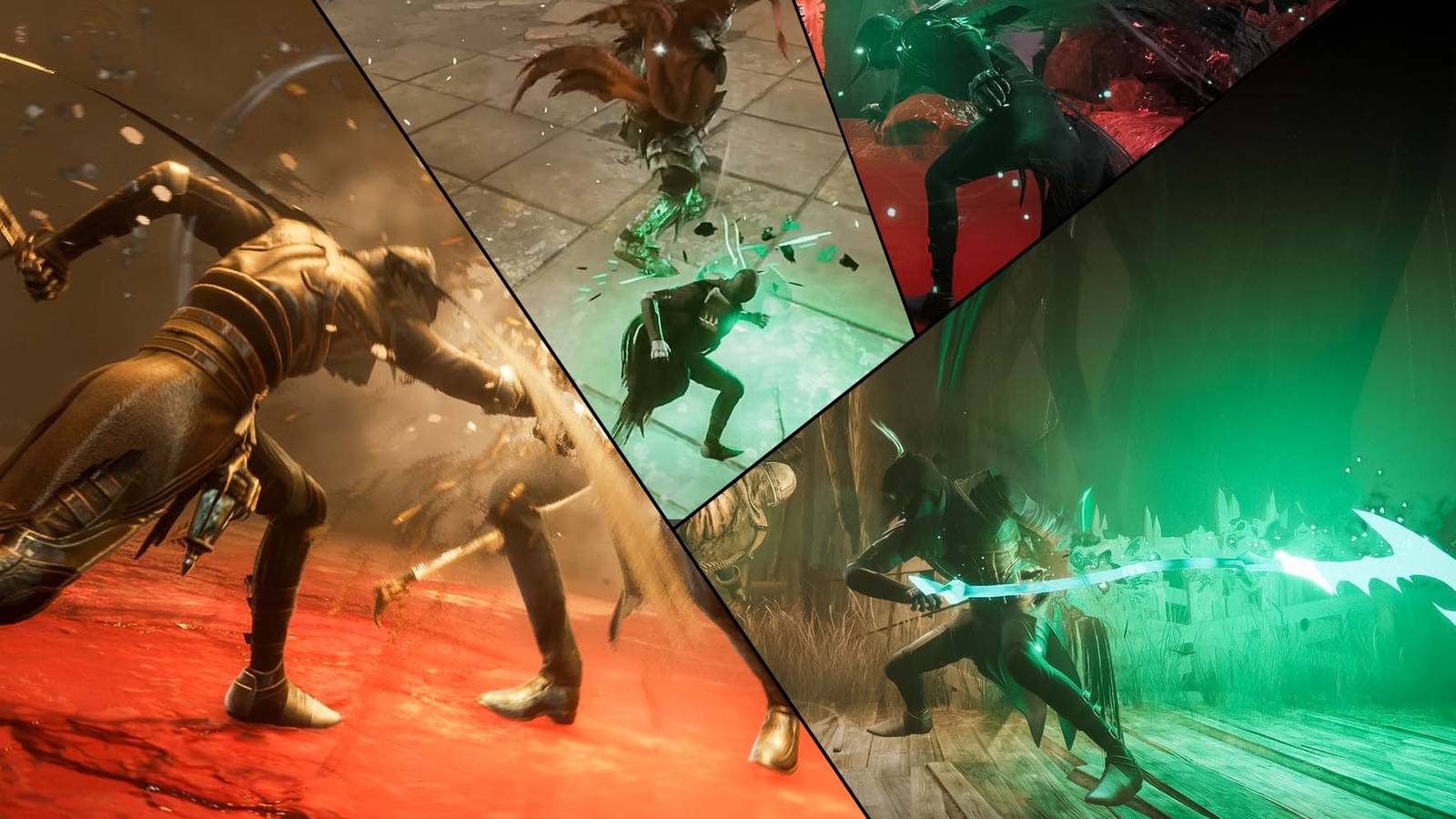 Image of multiple different plague weapons from the game Thymesia