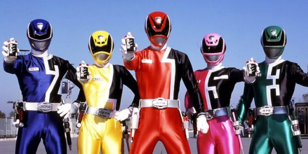 5 colorful superheroes from Tokusou Sentai Dekaranger