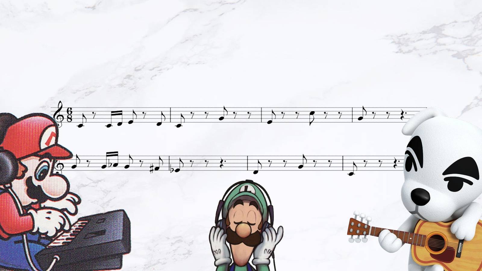 The 19-note Totaka's Song seen throughout Nintendo games, including Mario and Animal Crossing