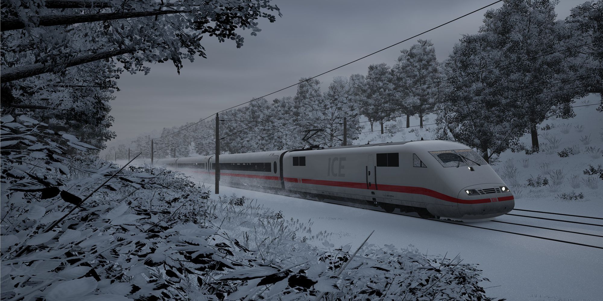 Train Sim World 3 - Поезд в снегу