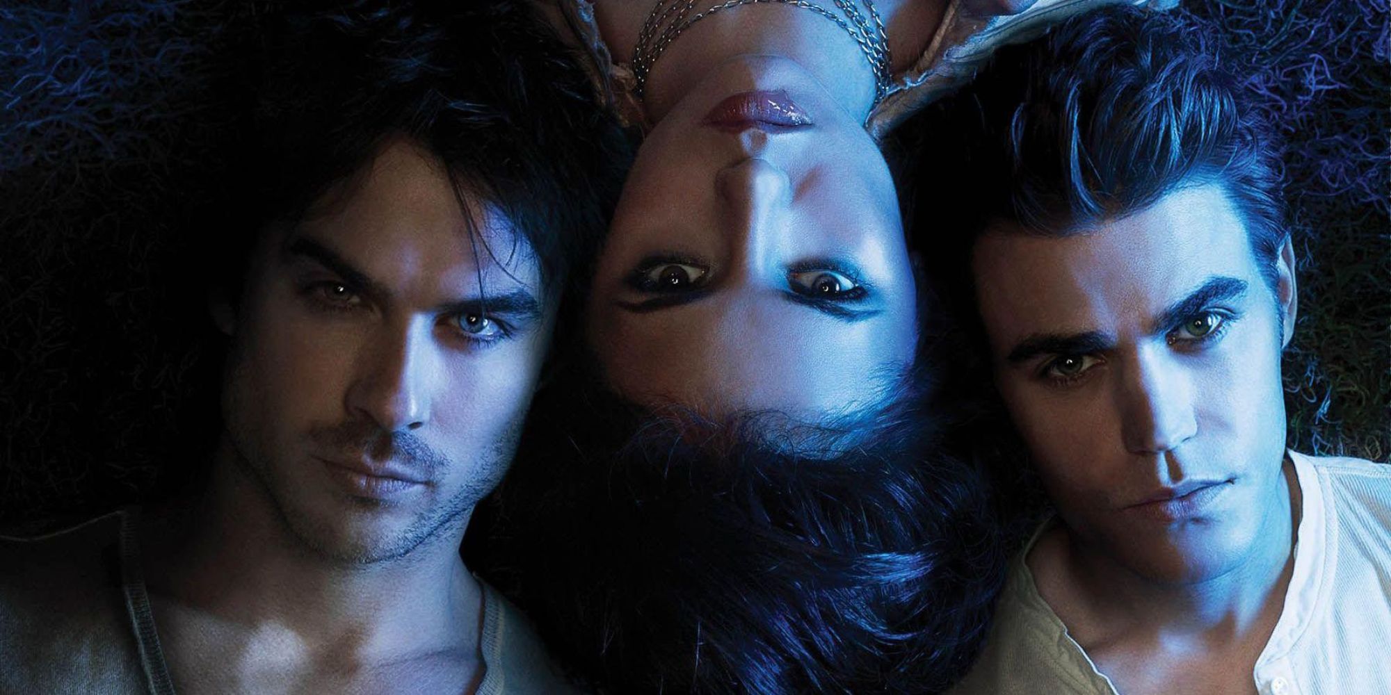 Damon, Elena, And Stefan In The Vampire Diaries